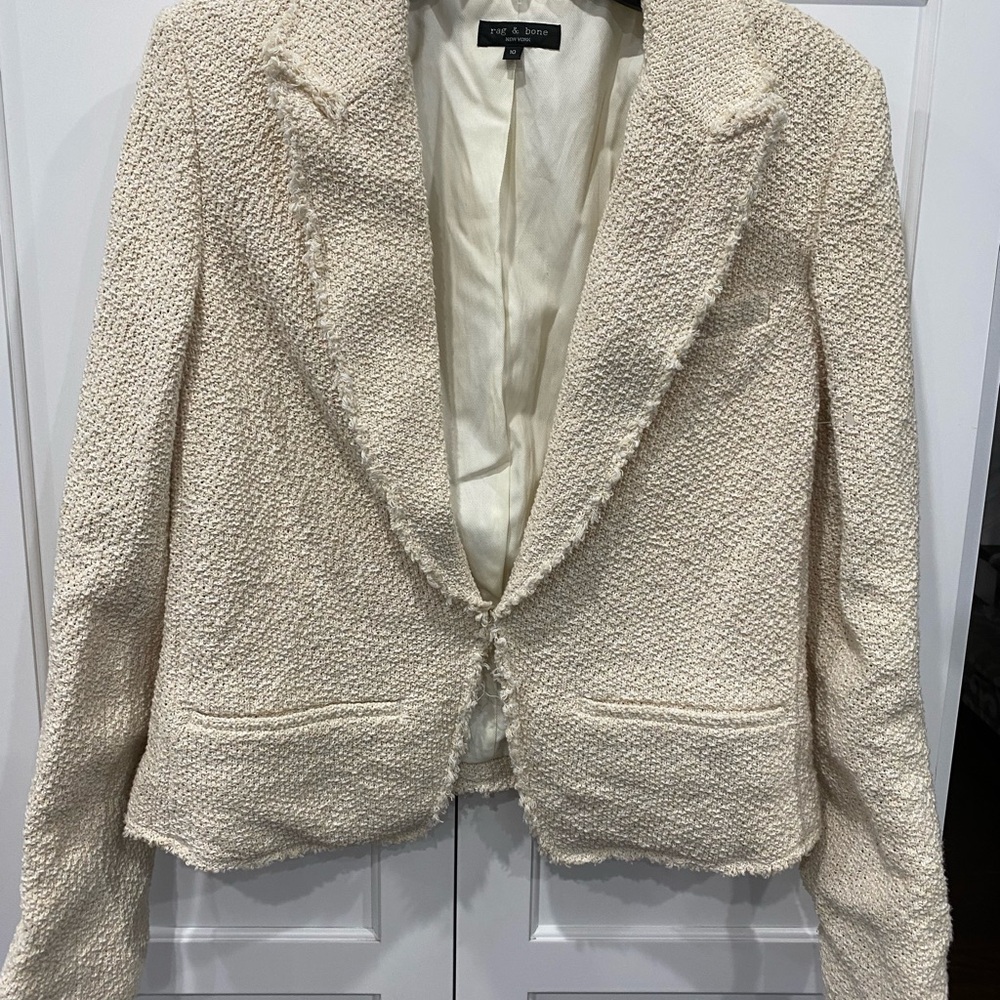 RAG & BONE NEW Elle cotton-tweed blazer
MRRP:$595 Size 10 - Picture 6 of 8